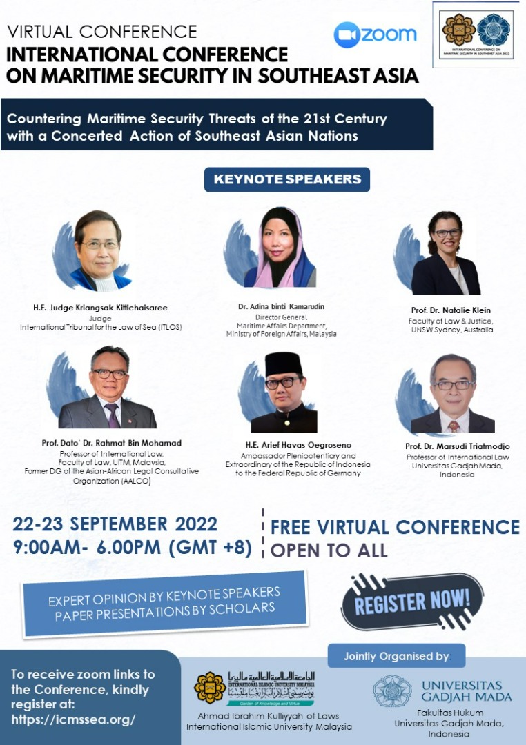 INTERNATIONAL CONFERENCE ON MARITIME SECURITY IN SOUTHEAST ASIA