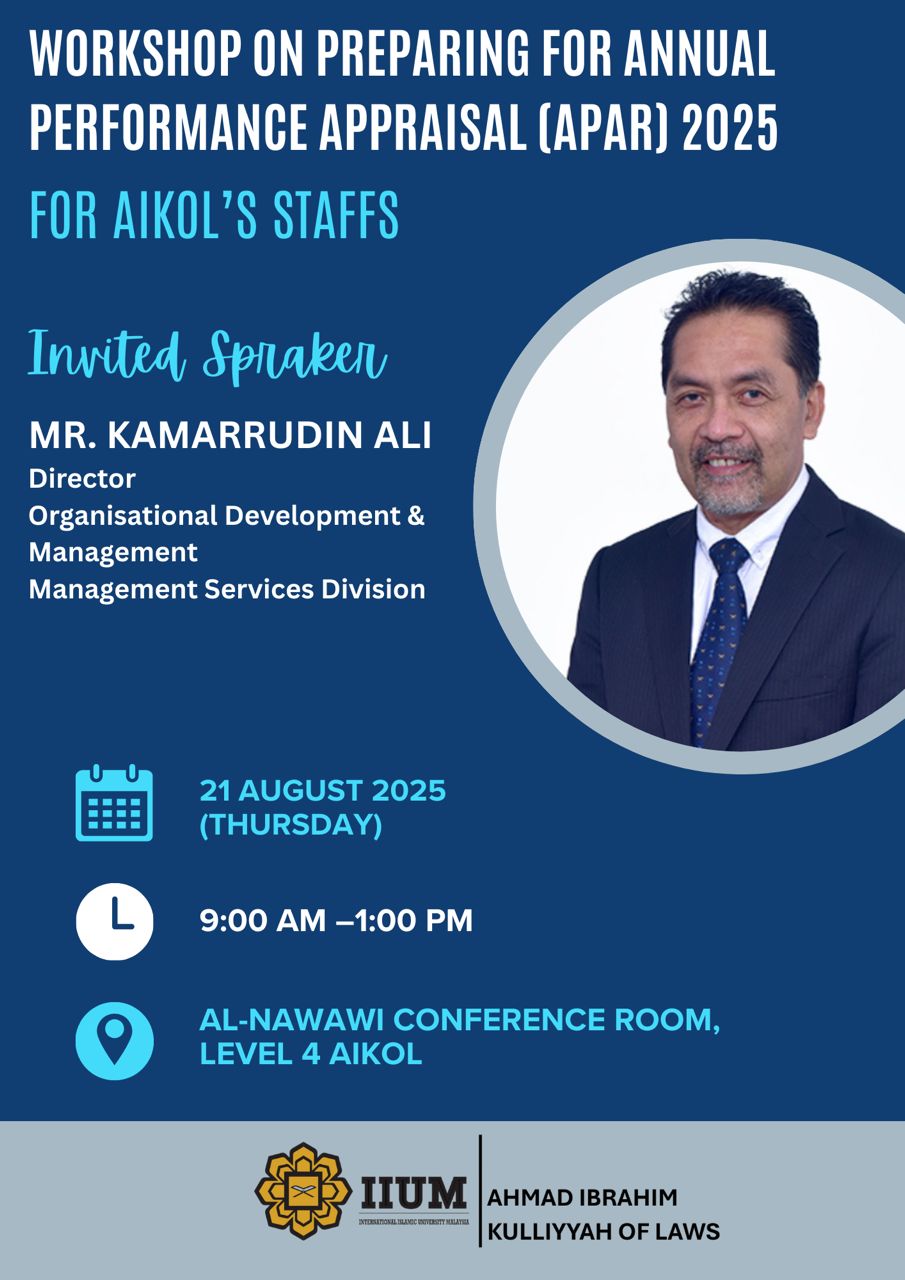 WORKSHOP ON PREPARING FOR ANNUAL PERFORMANCE APPRAISAL (APAR) 2025