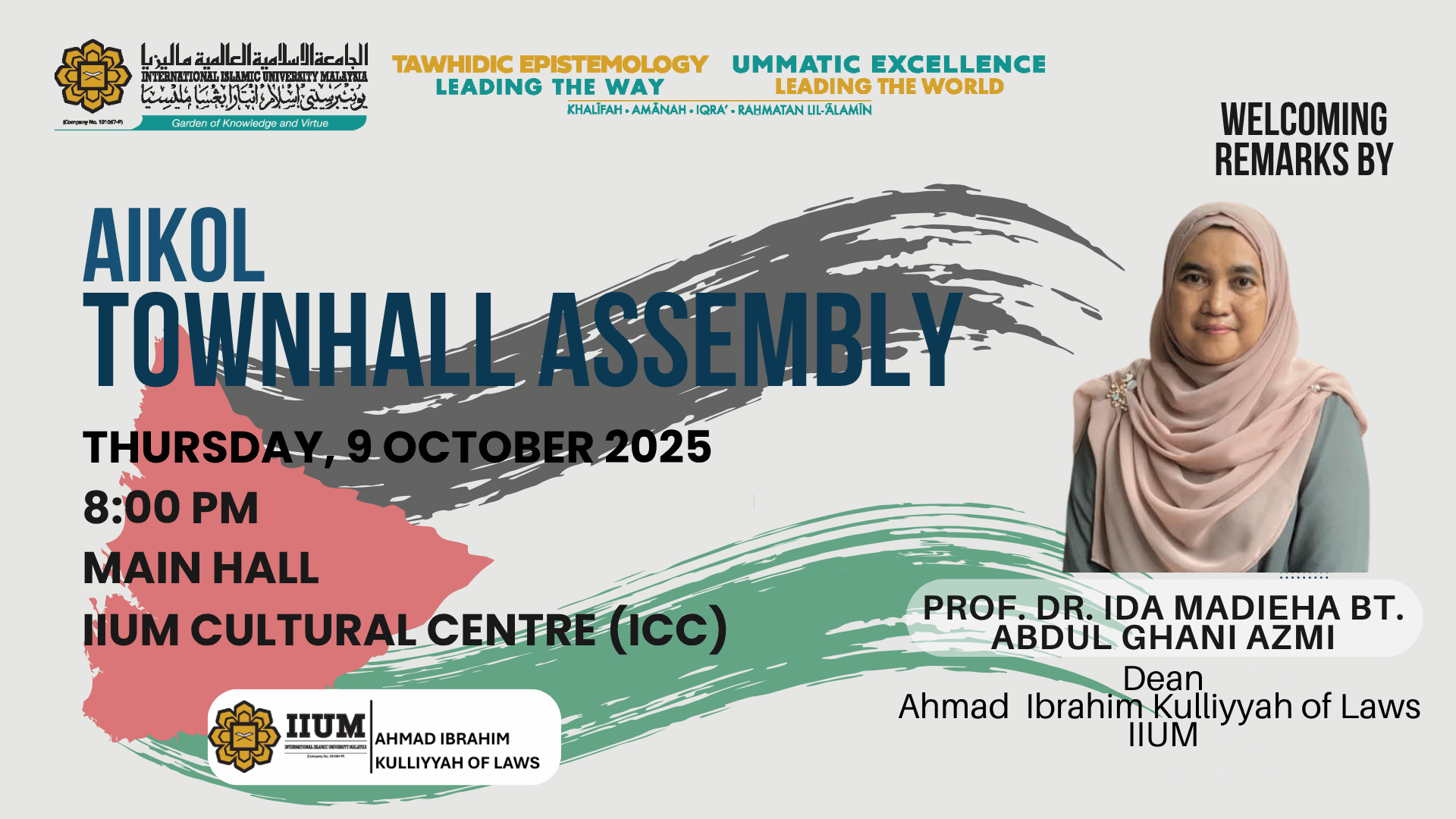 Ahmad Ibrahim Kulliyyah of Laws (AIKOL), IIUM