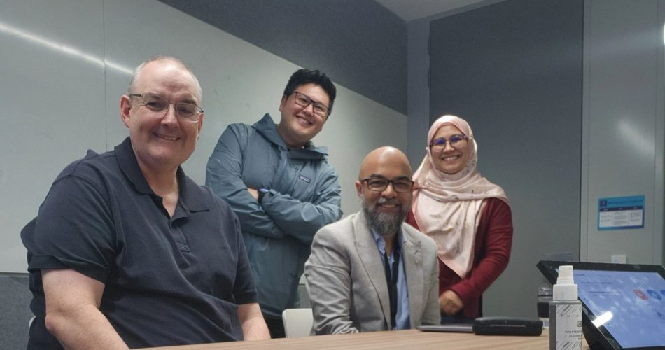 With the UoM team