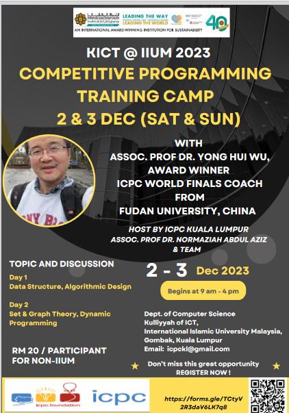 Competitive Programming Training Camp on 2-3rd Dec 2023