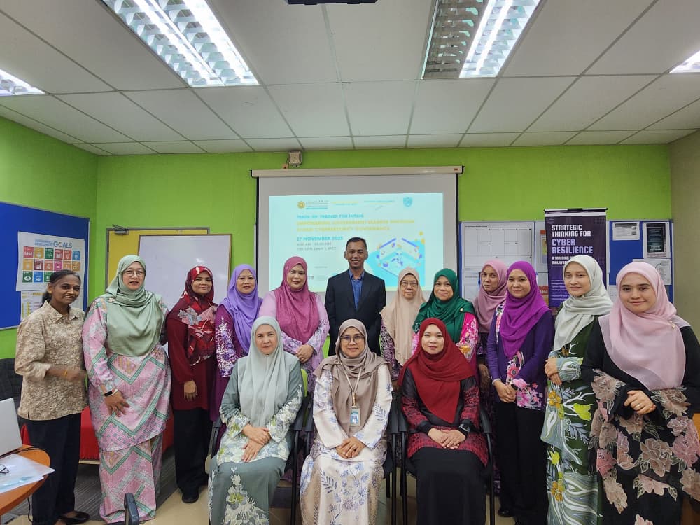 Cybersecurity GRC RU12 is organizing TOT Program on AI & Cybersecurity Governance for INTAN trainers