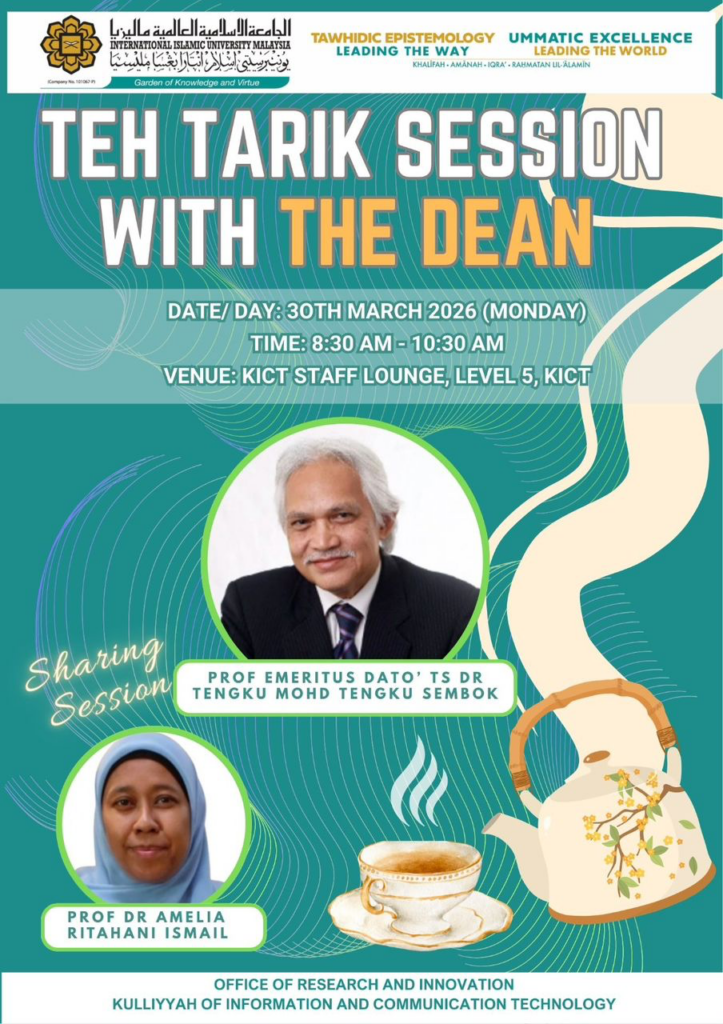 Teh Tarik Session with the Dean: Empowering Non-Principal Investigators in Research and Publication