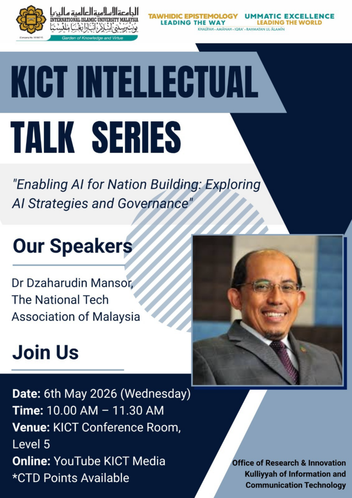 📌 KICT Intellectual Talk Series No. 2/2026