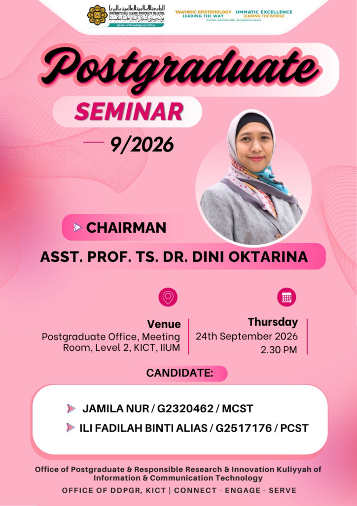 PG Seminar 09/2026.
