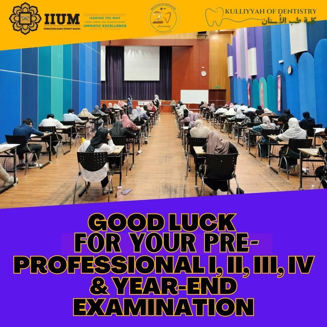 Good Luck for Your Pre- Professional Examination