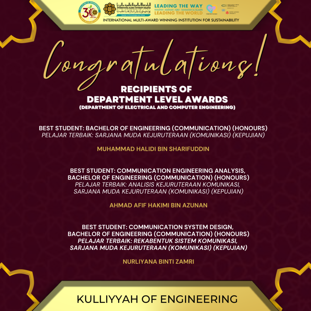 DEPARTMENT LEVEL AWARDS ( ECE) (1)