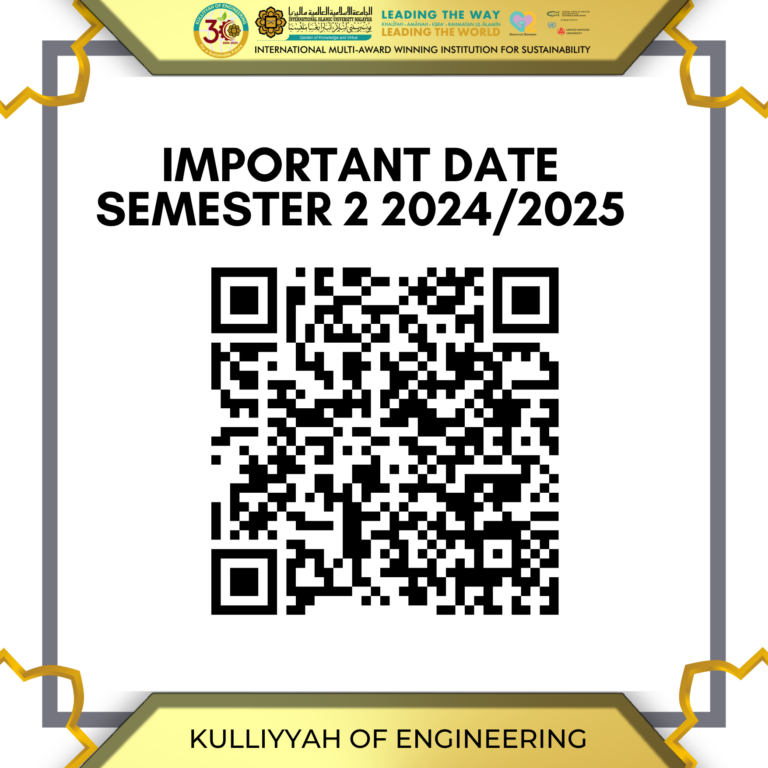 Important date semester 2 20242025