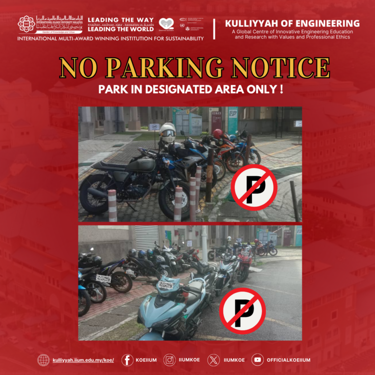 NO PARKING NOTICE