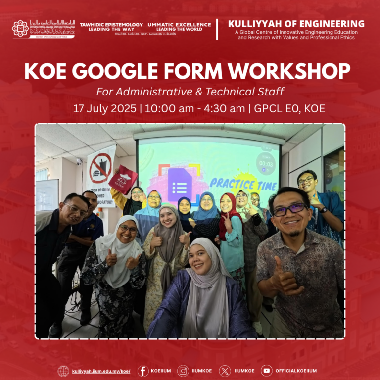 KOE GOOGLE FORM WORKSHOP