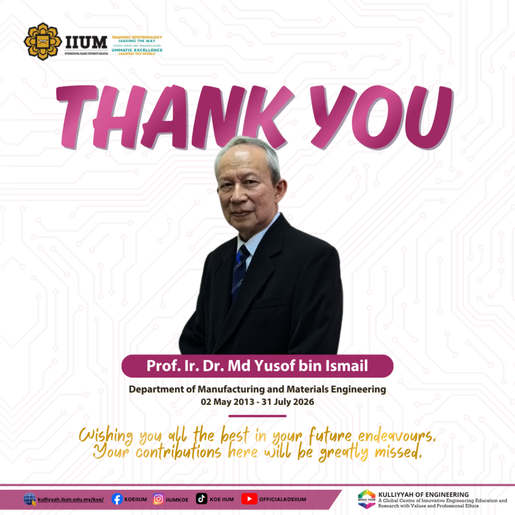 Prof. Ir. Dr. Md Yusof bin Ismail