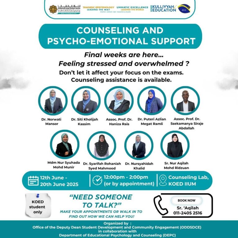 Counseling and Psycho-Emotional Support