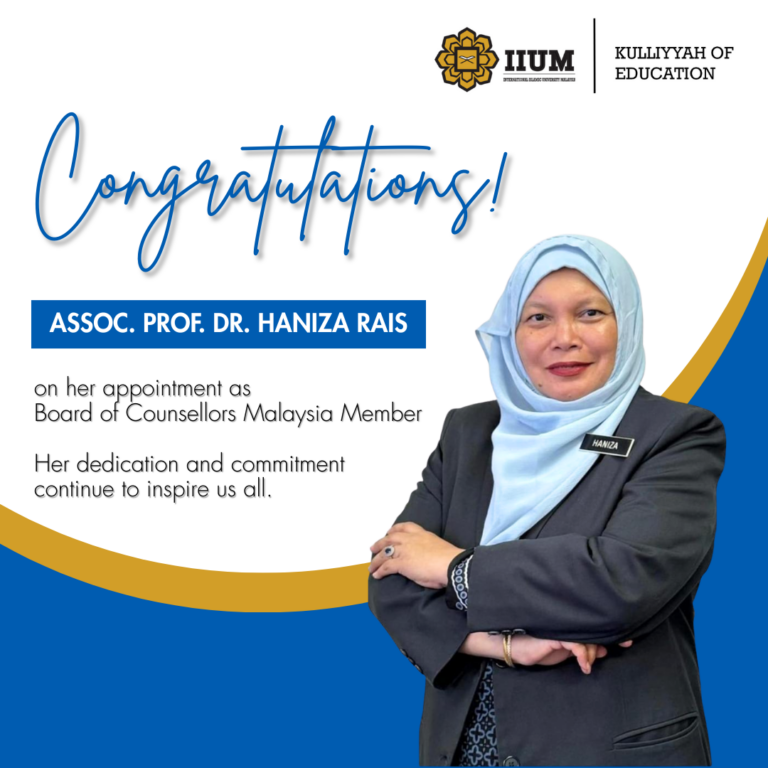 🌟 Congratulations Assoc. Prof. Dr. Haniza Rais! 🌟