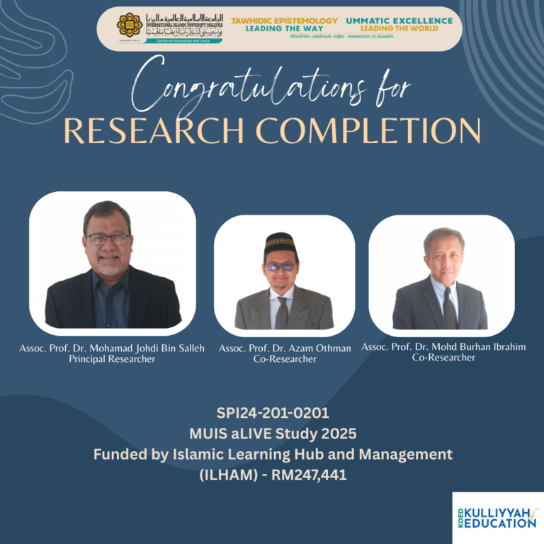 Congratulations for Research Completion !