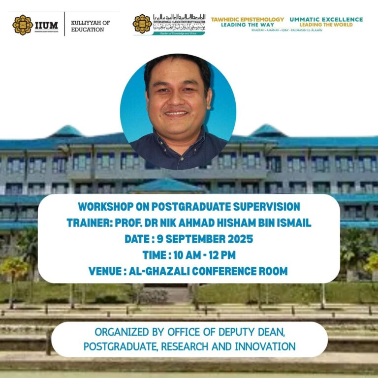 Workshop: Postgraduate Supervision