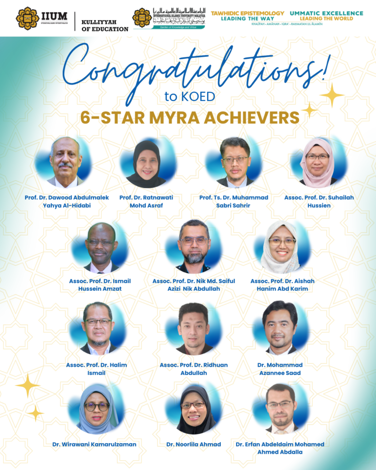 KOED 6-star MyRA achievers for 2025
