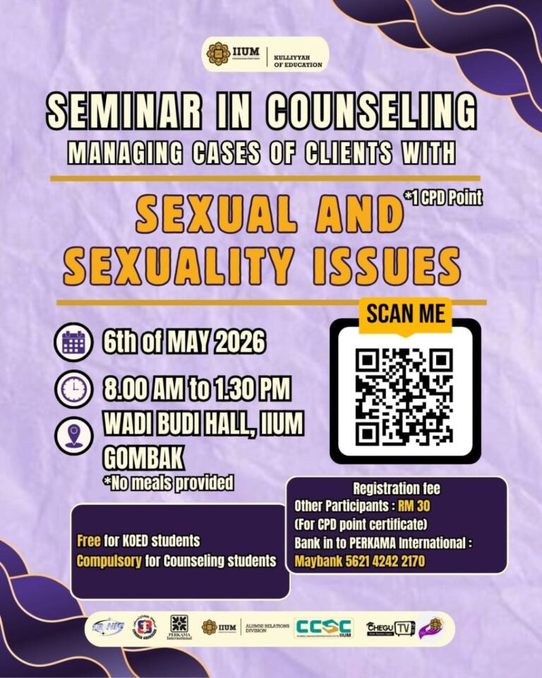 Seminar in Counseling on Managing Sexual and Sexuality Issues