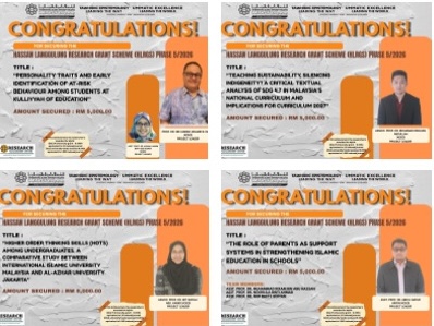 Congratulations to KOED Researchers on Securing HLRGS Phase 5/2026 Research Grants!