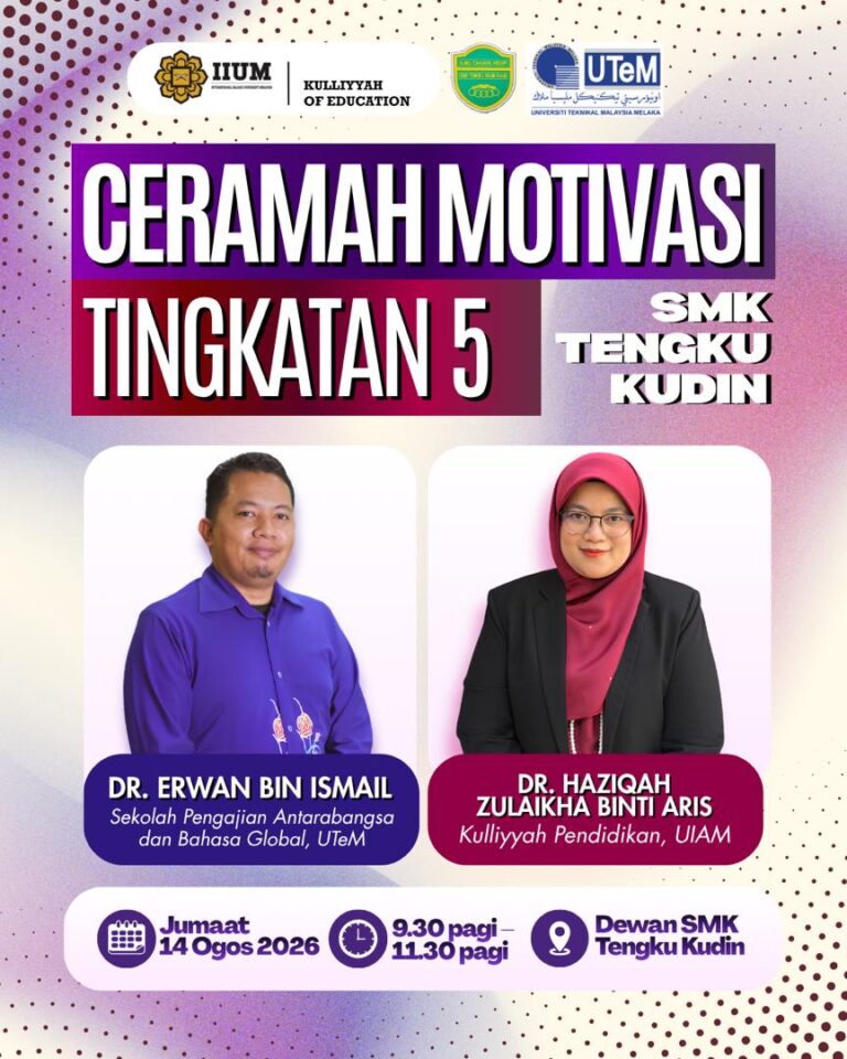 Ceramah Motivasi Tingkatan 5 di SMK Tengku Kudin