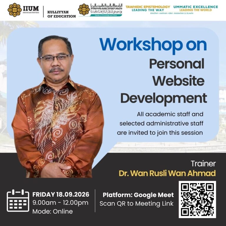 Personal Website Development Workshop