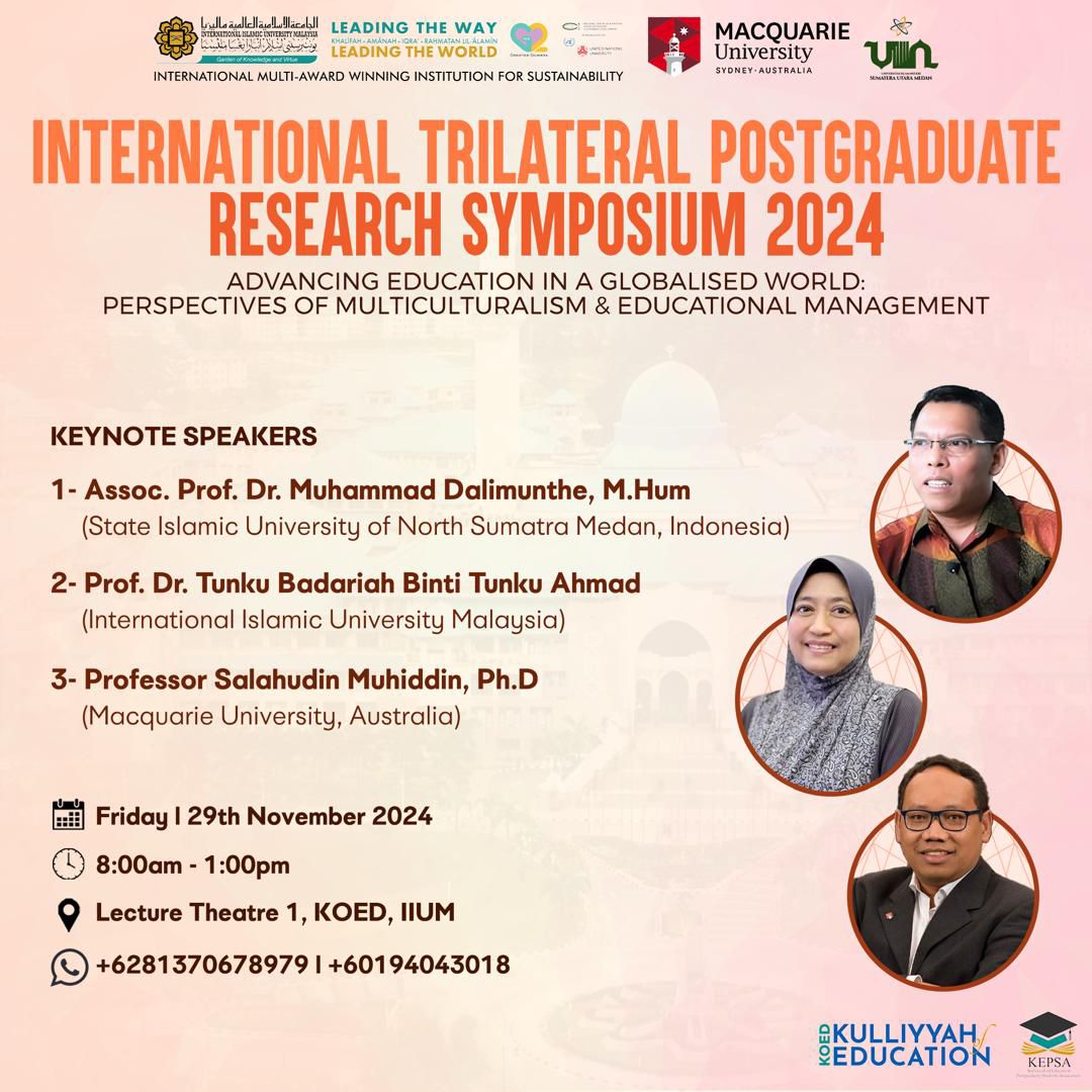 International Trilateral PG Research Symposium 2024