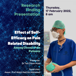 Effect of Self-Efficacy on Pain Related Disability