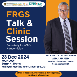 Poster FRGS Talk & Clinic Session