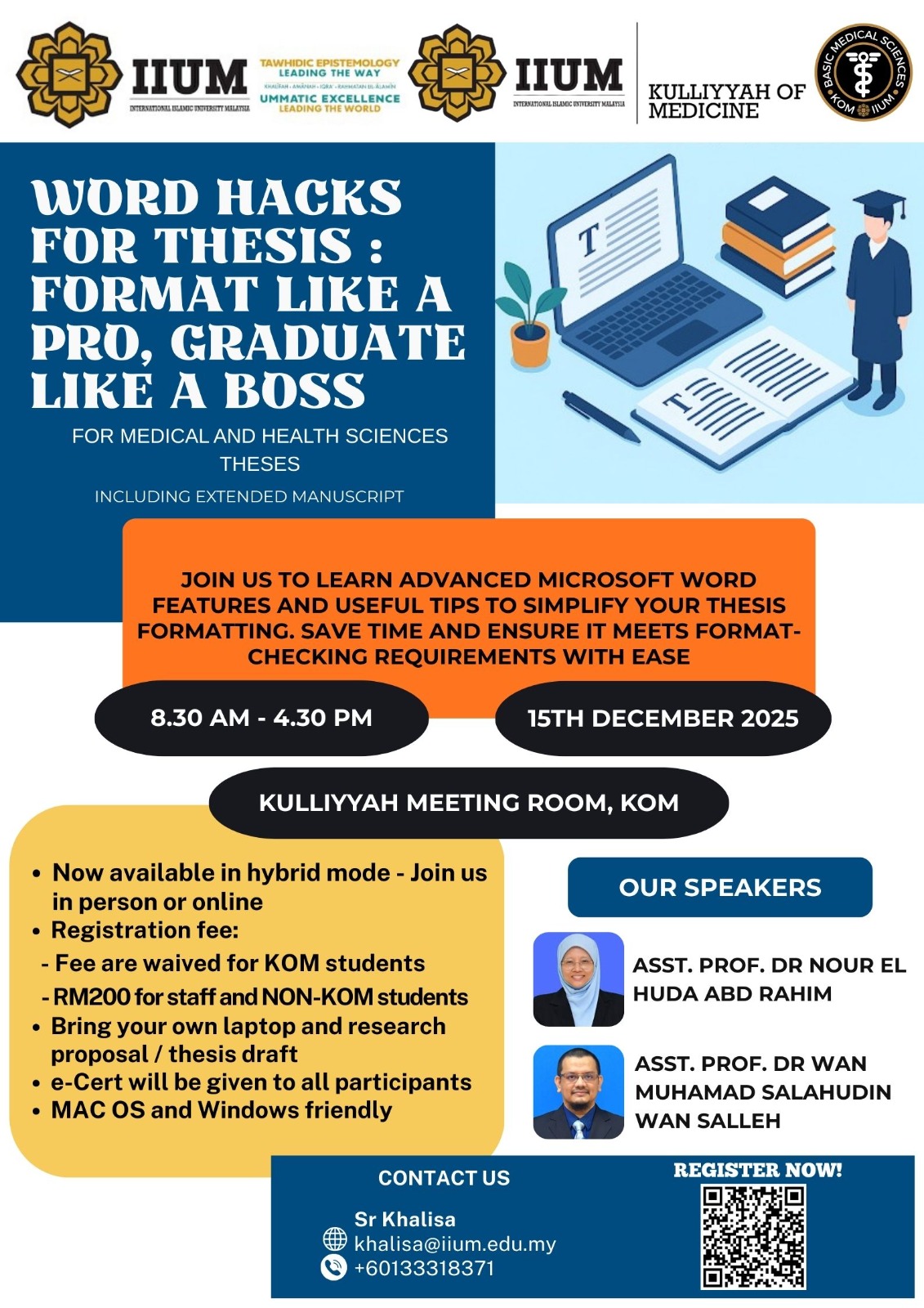 Department Basic Medical Science, Kulliyyah of Medicine