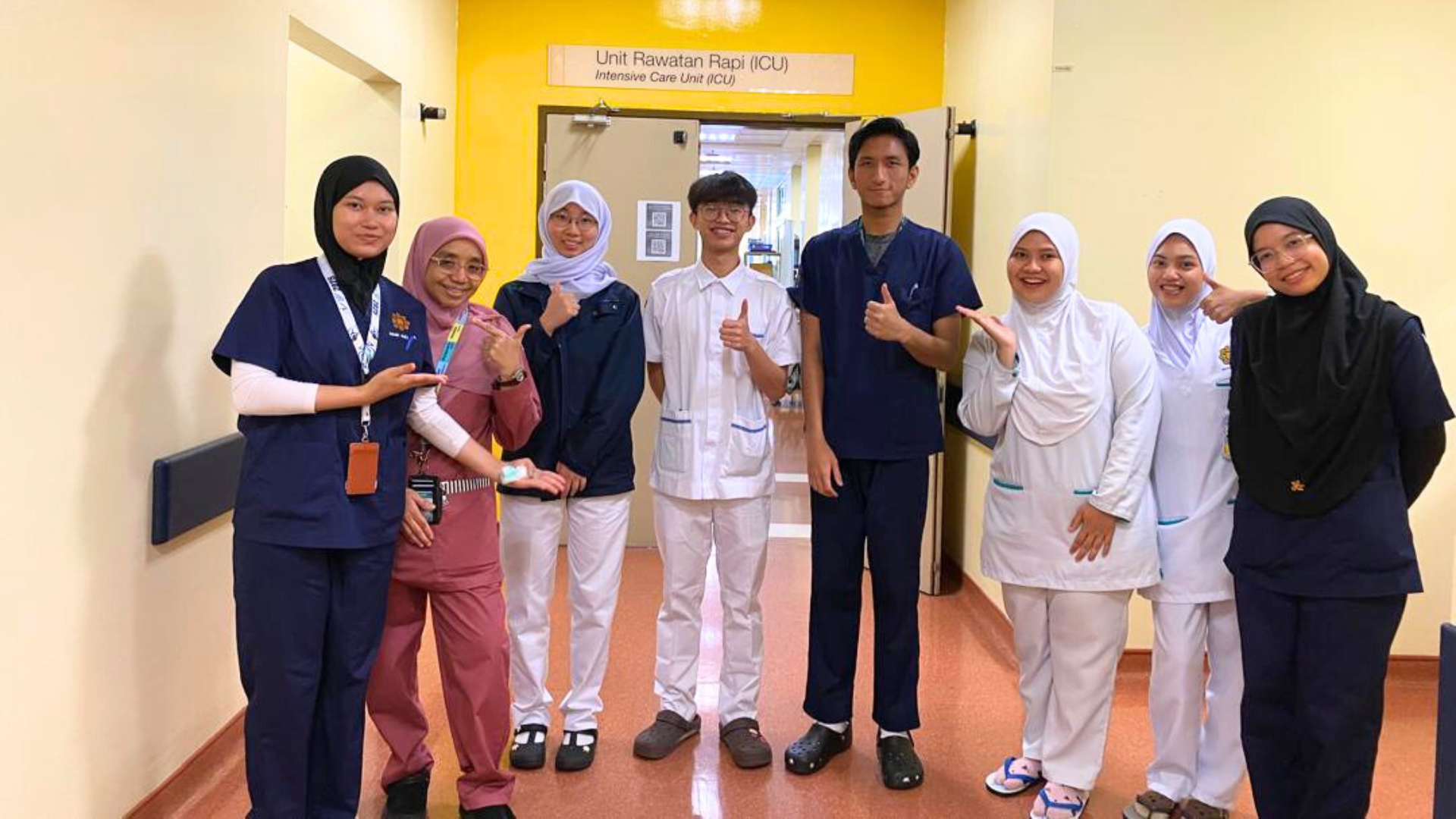 In front of ICU SASMEC @IIUM