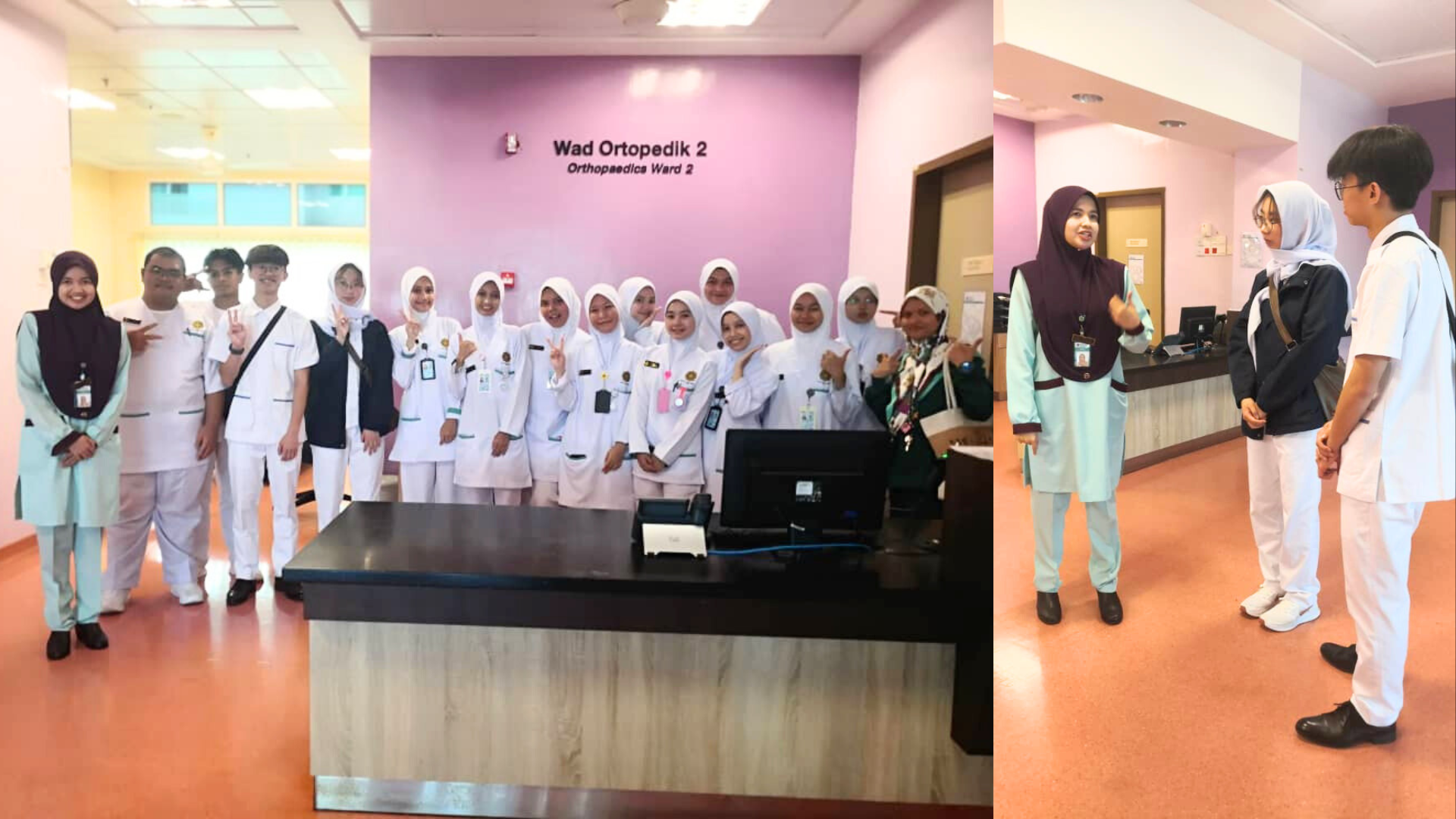 with KON Students at Orthopedic Ward