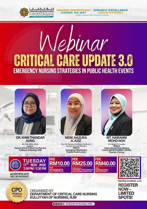 Department of Critical Care Nursing, Kulliyyah of Nursing