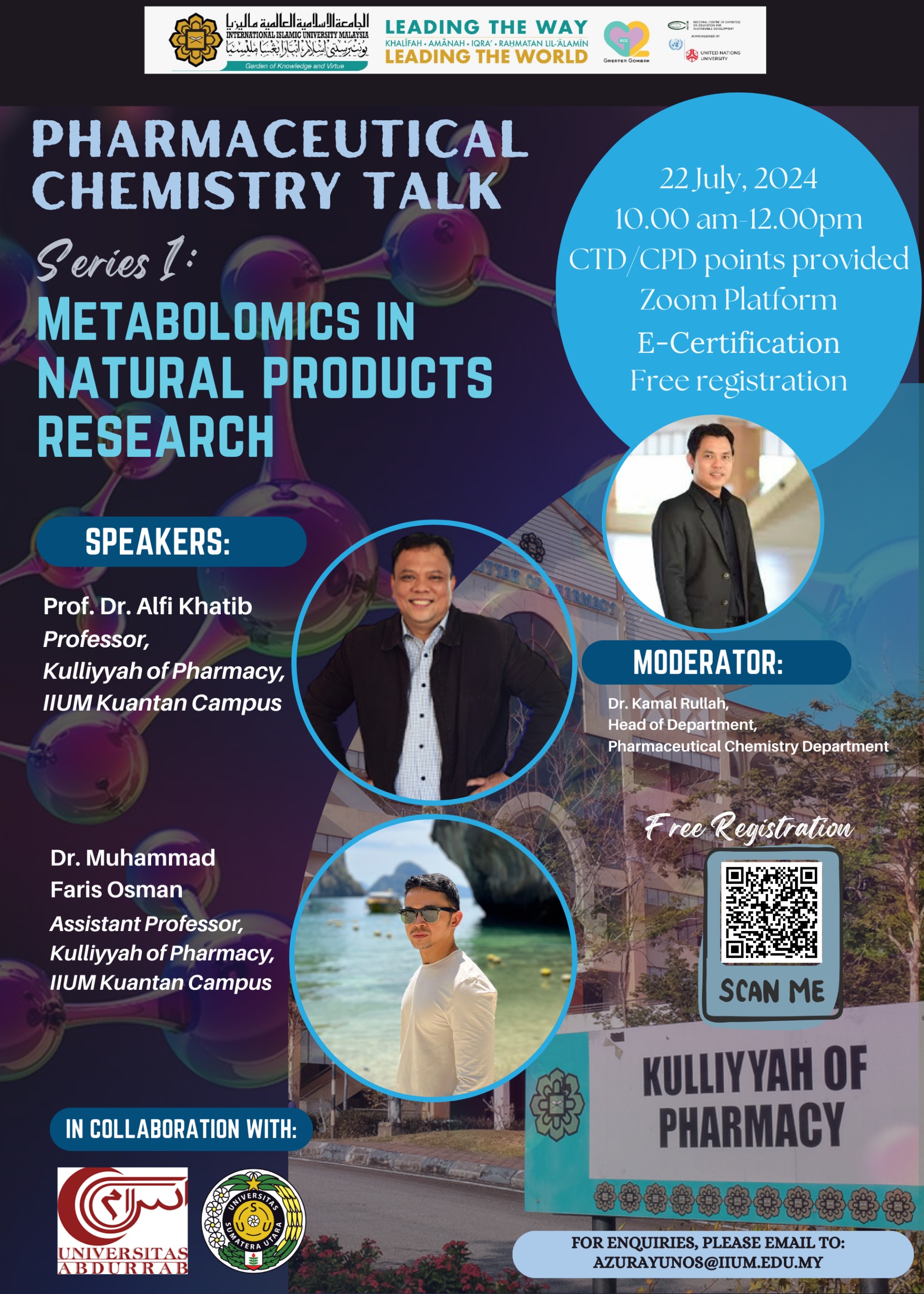 Pharmaceutical Chemistry Talk Series 1: Metabolomics in Natural Products Research