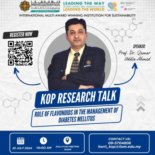 KOP Research Talk: Role of Flavonoids in the Management of Diabetes Mellitus