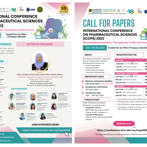 EXTENDED DEADLINE FOR ABSTRACT SUBMISSION AND EARLY BIRD REGISTRATION