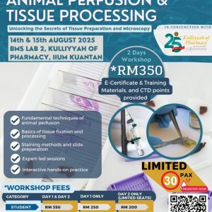 📢 Workshop on Animal Perfusion & Tissue Processing