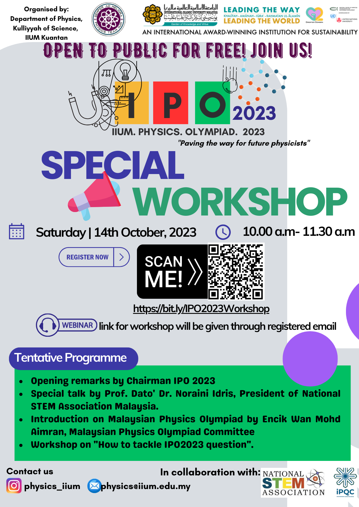 Special Workshop IPO 2023