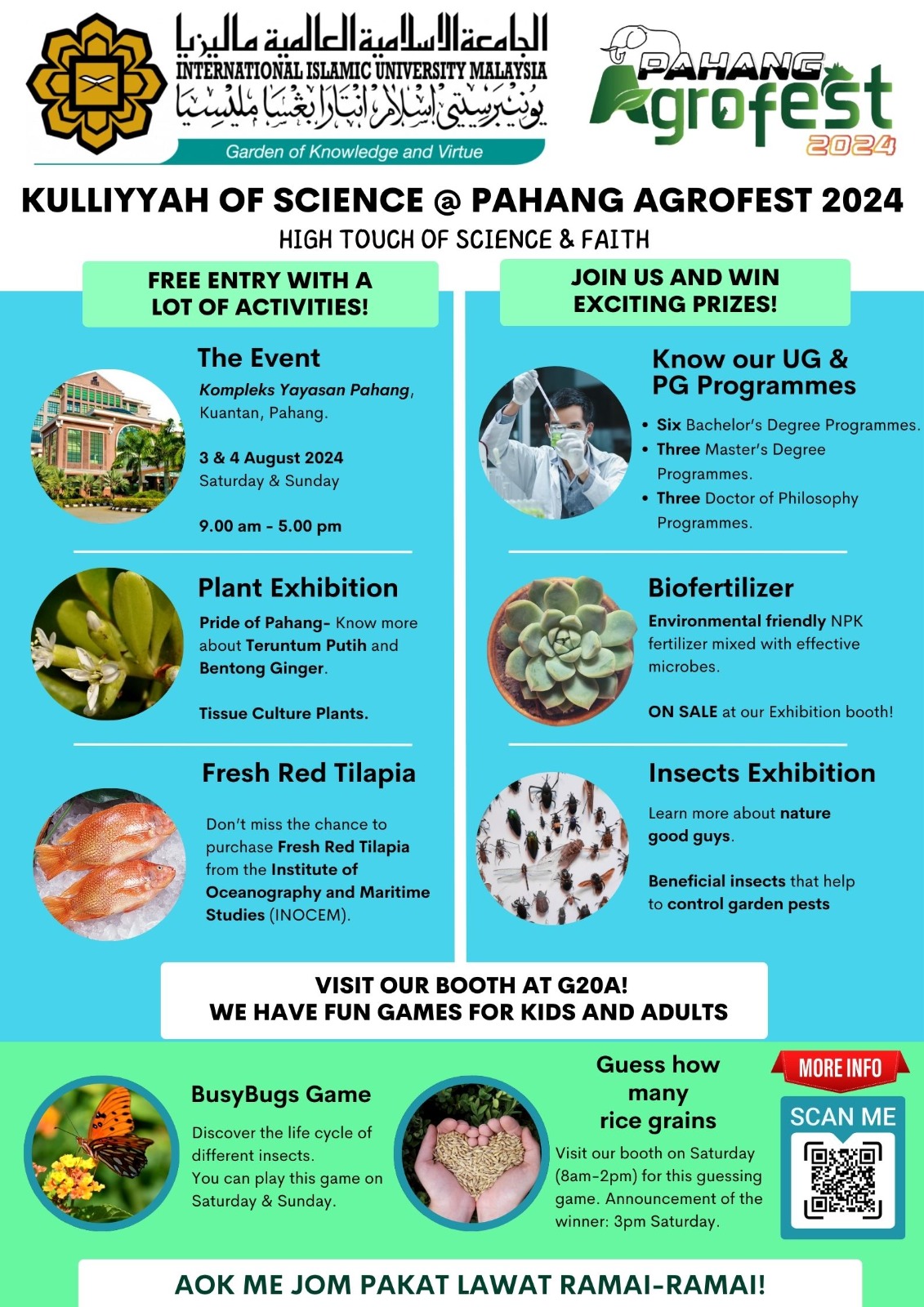 KULLIYYAH OF SCIENCE @ PAHANG AGROFEST 2024