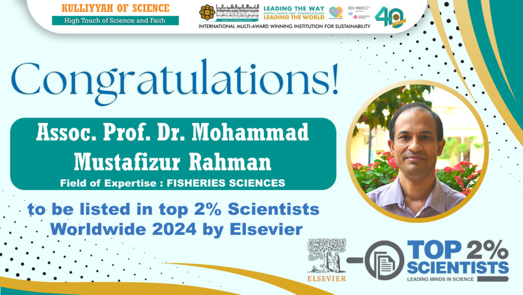 Dr Mustafizur Elsevier Award