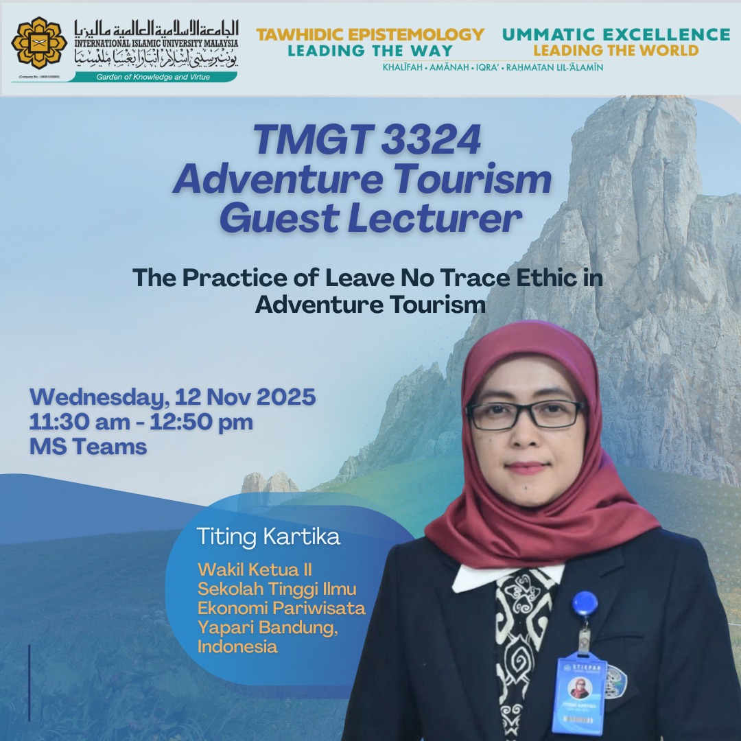 The Practice of Leave No Trace Ethic in Adventure Tourism