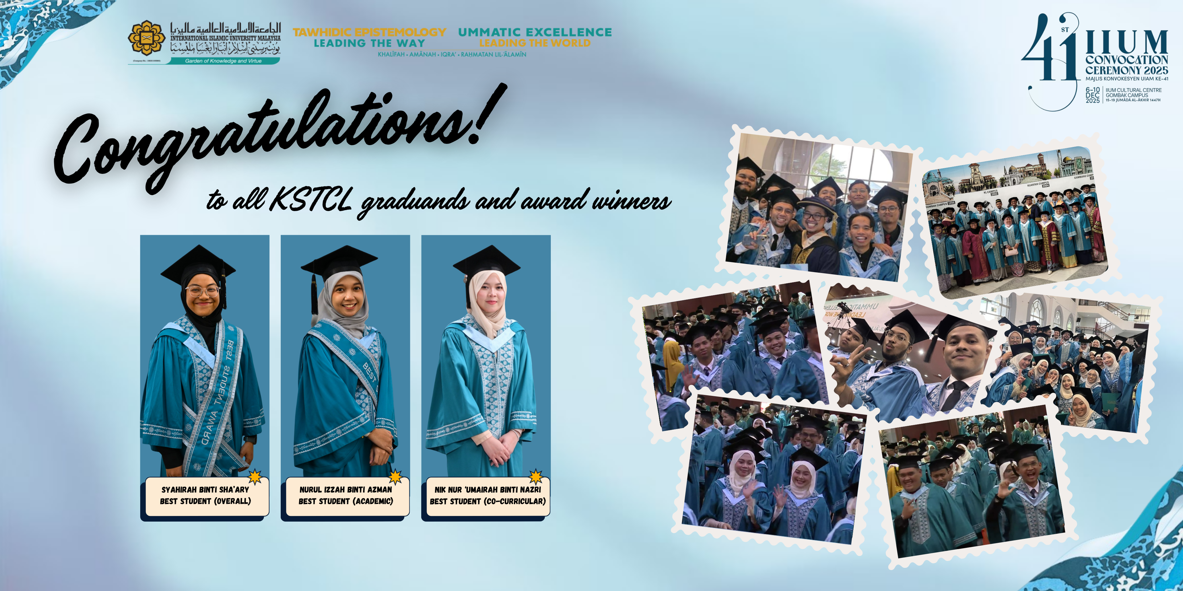 41st Convocation KSTCL Award Winners